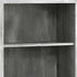 11.75" x 23.75" x 47.5" Cappuccino Particle Board Adjustable Shelves Bookshelf